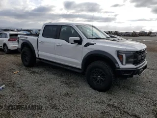 2024 Ford F-150 Raptor with VIN 1FTFW1RG6RFA18561, listed as a Copart auction lot 47472325 with 15,726 mi miles and Salvage Title. Bid and sale history available at DreamBid. Image 4.