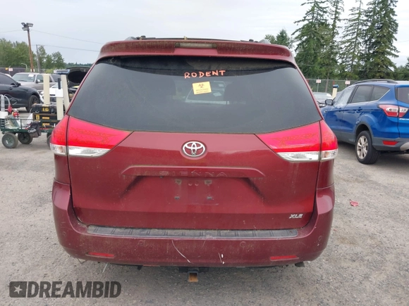 2011 Toyota Sienna XLE AAS with VIN 5TDYK3DC0BS093590, listed as a IAAI auction lot 42714201 with 155,699 mi miles and . Bid and sale history available at DreamBid. Image 16.