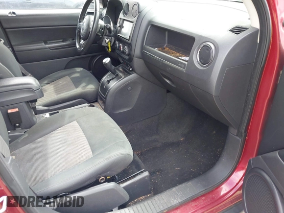2012 Jeep Compass Latitude with VIN 1C4NJDEB6CD624936, listed as a IAAI auction lot 42085641 with 174,956 mi miles. Bid and sale history available at carsss.com. Image 5.