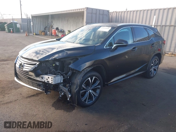 2018 Lexus RX with VIN JTJGZKCA1J2001777, listed as a IAAI auction lot 41414444 with 25,563 mi miles. Bid and sale history available at carsss.com. Image 2.