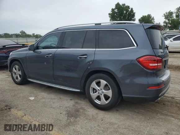 2017 Mercedes-Benz GLS 450 with VIN 4JGDF6EE1HA758356, listed as a Copart auction lot 55816615 with 104,840 mi miles and Salvage title. Bid and sale history available at DreamBid. Image 2.