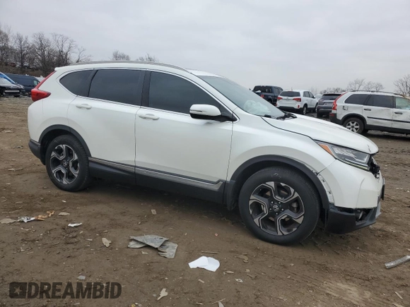 2018 Honda CR-V Touring with VIN 2HKRW2H98JH695059, listed as a Copart auction lot 86452054 with 114,437 mi miles and Salvage Title. Bid and sale history available at DreamBid. Image 4.