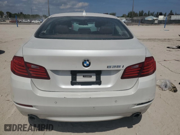 2015 BMW 5 Series 535i with VIN WBA5B1C55FG127076, listed as a Copart auction lot 49271335 with 97,700 mi miles and Clean Title. Bid and sale history available at carsss.com. Image 6.