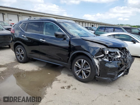 2019 Nissan Rogue SL with VIN 5N1AT2MV7KC795610, listed as a Copart auction lot 54126514 with 49,829 mi miles and Salvage Title. Bid and sale history available at carsss.com. Image 4.