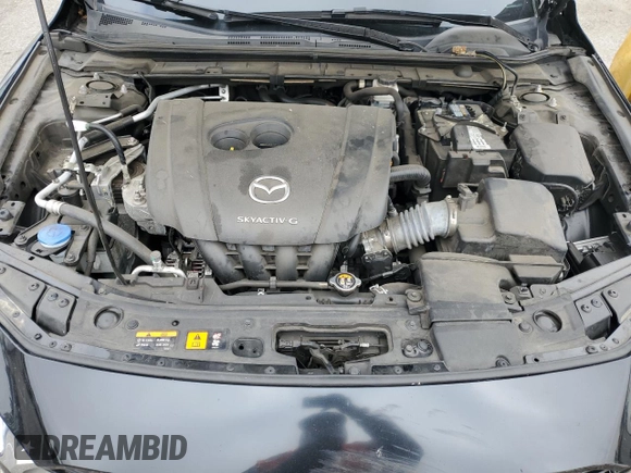 2021 Mazda 3 2.0 with VIN 3MZBPAA71MM202769, listed as a Copart auction lot 43660765 with 93,456 mi miles and Salvage Title. Bid and sale history available at DreamBid. Image 11.