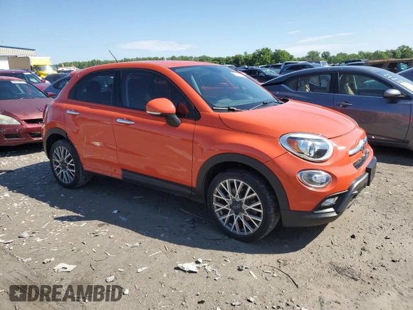 2016 FIAT 500X Trekking z VIN ZFBCFXCT7GP373518, wystawiony jako Copart lot #58245275 z przebiegiem 68 925 mil mil oraz Szkoda całkowita • Salvage title. Historia ofert i sprzedaży dostępna na DreamBid. Obrazek 4.