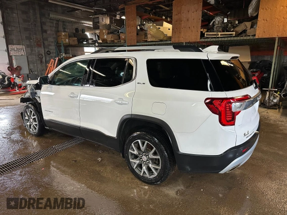 2021 GMC Acadia SLE with VIN 1GKKNRLSXMZ210235, listed as a Copart auction lot 55411155 with 133,713 mi miles and Salvage Title. Bid and sale history available at carsss.com. Image 4.