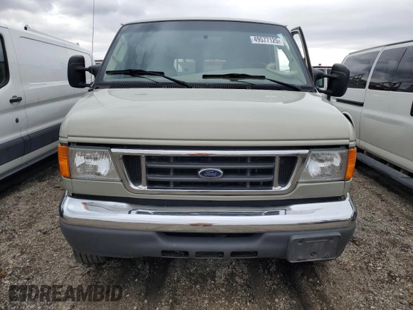 2005 Ford Econoline Cargo Recreational with VIN 1FTSS34P15HB16926, listed as a Copart auction lot 49577125 with Not Provided miles and Salvage Title. Bid and sale history available at carsss.com. Image 5.