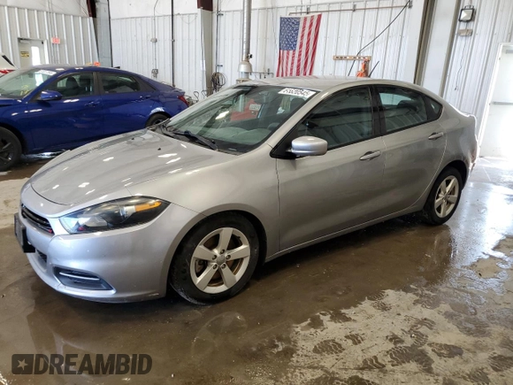 2015 Dodge Dart SXT with VIN 1C3CDFBB1FD344154, listed as a Copart auction lot 61620545 with 61,234 mi miles and Non repairable. Bid and sale history available at DreamBid. Image 1.