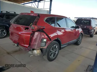 2020 Honda CR-V EX with VIN 5J6RW1H59LA006982, listed as a Copart auction lot 64681805 with 62,168 mi miles and Salvage title. Bid and sale history available at DreamBid. Image 3.