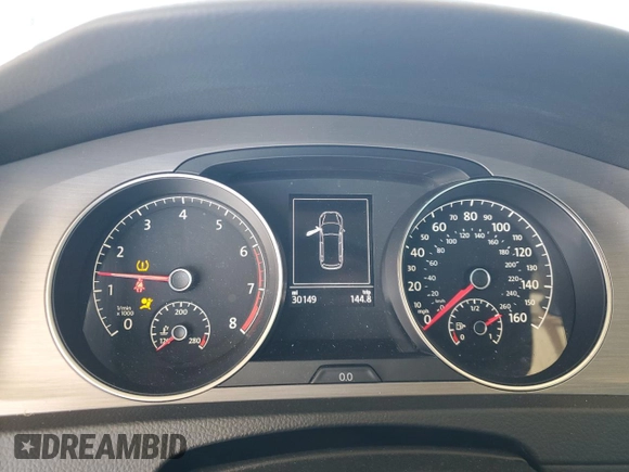 2017 Volkswagen Golf SportWagen S with VIN 3VWA17AU8HM502255, listed as a Copart auction lot 43334015 with 30,149 mi miles and Salvage Title. Bid and sale history available at carsss.com. Image 9.