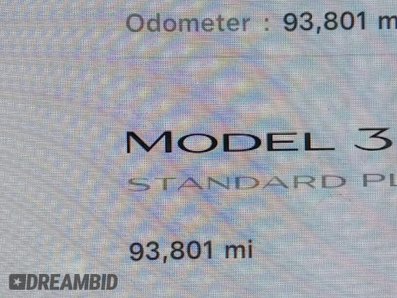 2019 Tesla Model 3 Mid Range with VIN 5YJ3E1EA5KF297213, listed as a IAAI auction lot 41361412 with 93,801 mi miles and . Bid and sale history available at carsss.com. Image 15.