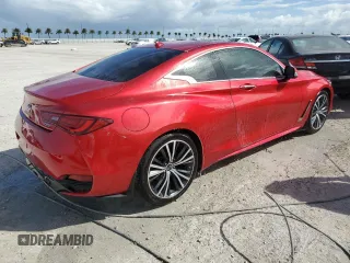 2022 Infiniti Q60 Luxe with VIN JN1EV7KK9NM600727, listed as a Copart auction lot 45541435 with Not Provided miles and Non Repairable. Bid and sale history available at carsss.com. Image 3.