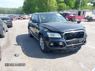 2014 Audi Q5 Premium z VIN WA1CFAFP7EA036057, wystawiony jako IAAI lot #42065363 z przebiegiem 117 941 mil mil oraz . Historia ofert i sprzedaży dostępna na DreamBid. Obrazek 1.