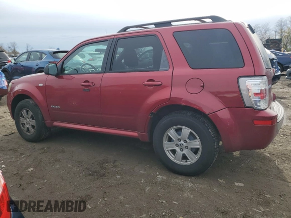 2008 Mercury Mariner with VIN 4M2CU91118KJ47158, listed as a Copart auction lot 82572344 with 185,409 mi miles and Salvage Title. Bid and sale history available at carsss.com. Image 2.