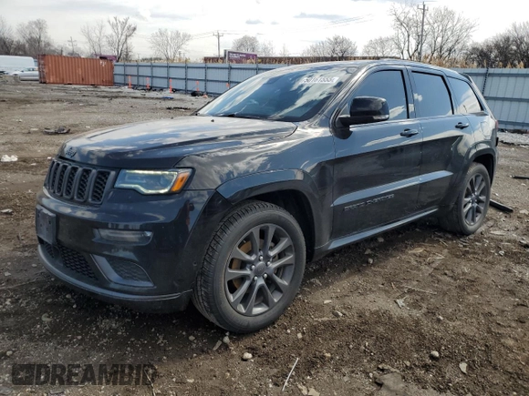 2018 Jeep Grand Cherokee High Altitude with VIN 1C4RJFCG6JC229685, listed as a Copart auction lot 50161555 with 151,176 mi miles and Salvage title. Bid and sale history available at DreamBid. Image 1.