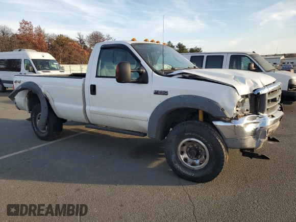 2003 Ford F-250 XL z VIN 1FTNF21L83ED10378, wystawiony jako Copart lot #78414894 z przebiegiem 158 936 mil mil oraz Szkoda całkowita • Salvage title. Historia ofert i sprzedaży dostępna na DreamBid. Obrazek 4.
