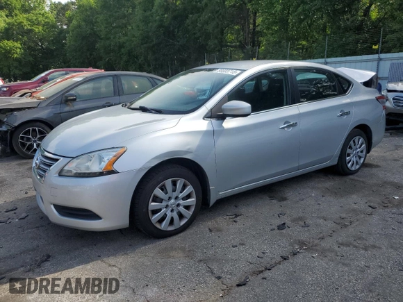 2014 Nissan Sentra SV z VIN 3N1AB7APXEY202265, wystawiony jako Copart lot #56603715 z przebiegiem 239 005 mil mil oraz Szkoda całkowita • Salvage title. Historia ofert i sprzedaży dostępna na DreamBid. Obrazek 1.