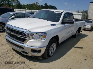 2020 Ram 1500 Big Horn with VIN 1C6SRFBT3LN166200, listed as a Copart auction lot 67655074 with 125,727 mi miles and Salvage Title. Bid and sale history available at carsss.com. Image 1.