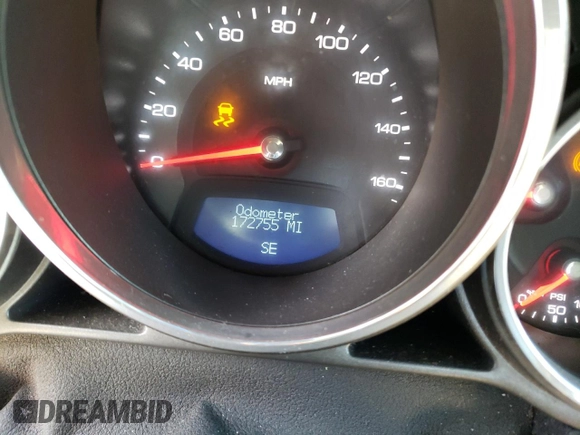 2012 Cadillac CTS Performance with VIN 1G6DL5E32C0134332, listed as a Copart auction lot 53093014 with 172,755 mi miles and Salvage title. Bid and sale history available at DreamBid. Image 9.