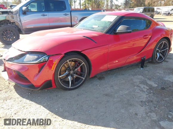 2022 Toyota Supra 3.0 with VIN WZ1DB0C04NW051045, listed as a IAAI auction lot 41156875 with 3,851 mi miles and . Bid and sale history available at DreamBid. Image 17.