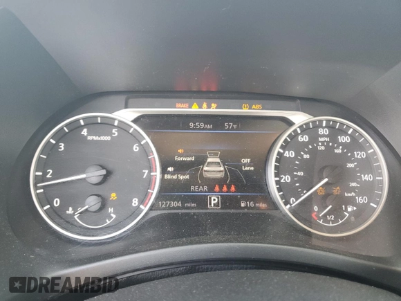 2020 Nissan Sentra SV with VIN 3N1AB8CV5LY219411, listed as a Copart auction lot 53054285 with 127,304 mi miles and Salvage Title. Bid and sale history available at DreamBid. Image 9.