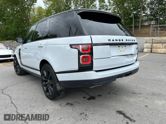 2022 Land Rover Range Rover z VIN SALGR2SU5NA459924, wystawiony jako Copart lot #58144225 z przebiegiem 44 635 mil mil oraz Czysty tytuł • Clean title. Historia ofert i sprzedaży dostępna na DreamBid. Obrazek 2.