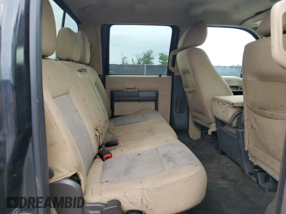 2011 Ford F-250 XL with VIN 1FT7W2BT4BEB22981, listed as a Copart auction lot 64594735 with 381,861 mi miles and Salvage title. Bid and sale history available at DreamBid. Image 10.