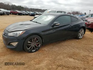 2015 Hyundai Genesis Coupe R-Spec with VIN KMHHU6KJ0FU126016, listed as a Copart auction lot 49321115 with 141,007 mi miles and Salvage title. Bid and sale history available at DreamBid. Image 1.