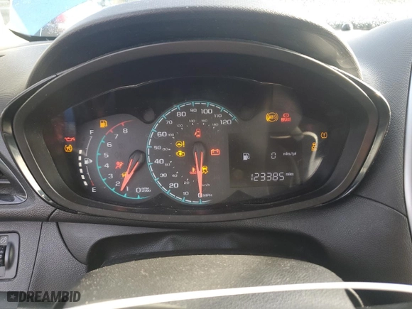 2017 Chevrolet Spark LS with VIN KL8CA6SA0HC826837, listed as a Copart auction lot 82681704 with 123,385 mi miles and Salvage Title. Bid and sale history available at carsss.com. Image 9.