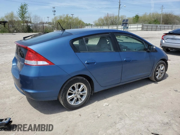 2010 Honda Insight EX with VIN JHMZE2H75AS008122, listed as a Copart auction lot 53894545 with 171,926 mi miles and Salvage title. Bid and sale history available at DreamBid. Image 3.