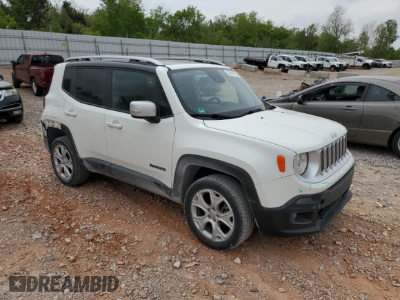 2018 Jeep Renegade Limited z VIN ZACCJBDB3JPH58380, wystawiony jako Copart lot #53603565 z przebiegiem 39 409 mil mil oraz Szkoda całkowita • Salvage title. Historia ofert i sprzedaży dostępna na DreamBid. Obrazek 4.