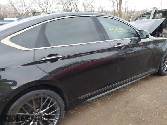 2019 Genesis G80 Sport with VIN KMTFN4JB9KU321079, listed as a IAAI auction lot 41822859 with 71,001 mi miles and . Bid and sale history available at carsss.com. Image 13.