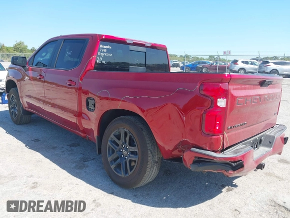 2025 Chevrolet Silverado 1500 RST with VIN 3GCPADED5SG204239, listed as a IAAI auction lot 42055666 with 496 mi miles and . Bid and sale history available at DreamBid. Image 3.