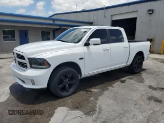 2015 Ram 1500 Sport z VIN 1C6RR6MT4FS754950, wystawiony jako Copart lot #57843605 z przebiegiem 149 210 mil mil oraz Szkoda całkowita • Salvage title. Historia ofert i sprzedaży dostępna na DreamBid. Obrazek 1.