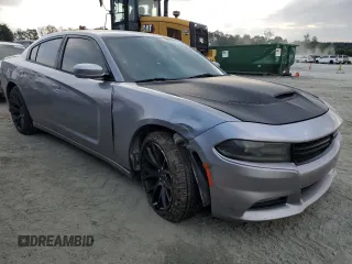 2018 Dodge Charger R/T with VIN 2C3CDXCT6JH234550, listed as a Copart auction lot 57175385 with 68,364 mi miles and Salvage title. Bid and sale history available at DreamBid. Image 4.