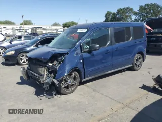 2016 Ford Transit Connect XLT z VIN NM0GE9F77G1263595, wystawiony jako Copart lot #61648135 z przebiegiem Nie podano mil oraz Szkoda całkowita • Salvage title. Historia ofert i sprzedaży dostępna na DreamBid. Obrazek 1.