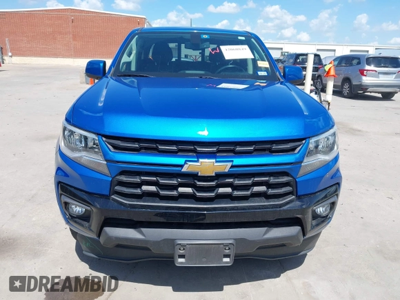 2021 Chevrolet Colorado 2WD LT z VIN 1GCGSCEN2M1156832, wystawiony jako IAAI lot #42060849 z przebiegiem 53 798 mil mil oraz . Historia ofert i sprzedaży dostępna na DreamBid. Obrazek 12.
