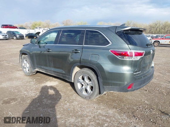 2015 Toyota Highlander Limited z VIN 5TDDKRFH4FS182238, wystawiony jako IAAI lot #42148619 z przebiegiem 136 788 mil mil oraz . Historia ofert i sprzedaży dostępna na DreamBid. Obrazek 3.