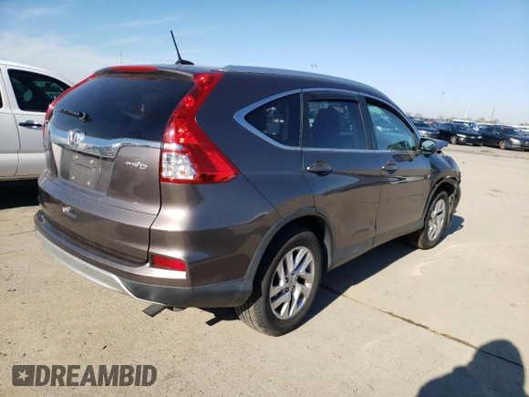2015 Honda CR-V EX-L with VIN 2HKRM4H77FH618318, listed as a Copart auction lot 41526095 with 78,199 mi miles and Salvage Title. Bid and sale history available at DreamBid. Image 3.