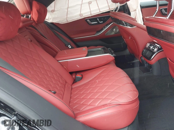 2023 Mercedes-Benz S-Class S 500 with VIN W1K6G6DB3PA219453, listed as a IAAI auction lot 41160024 with 29,196 mi miles. Bid and sale history available at carsss.com. Image 8.