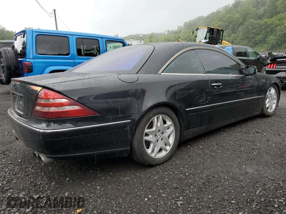 2002 Mercedes-Benz CL 500/600 z VIN WDBPJ75J12A024650, wystawiony jako Copart lot #44626745 z przebiegiem 109 042 mil mil oraz Szkoda całkowita • Salvage title. Historia ofert i sprzedaży dostępna na DreamBid. Obrazek 3.