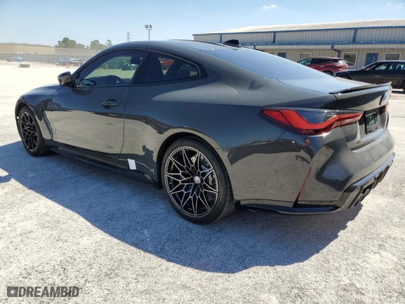2023 BMW M4 Competition with VIN WBS33AZ03PCL59731, listed as a Copart auction lot 73657924 with 7,622 mi miles and Salvage Title. Bid and sale history available at carsss.com. Image 2.