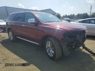 2019 Dodge Durango Citadel with VIN 1C4RDHEG0KC616427, listed as a Copart auction lot 69182504 with 56,091 mi miles and Salvage Title. Bid and sale history available at DreamBid. Image 4.