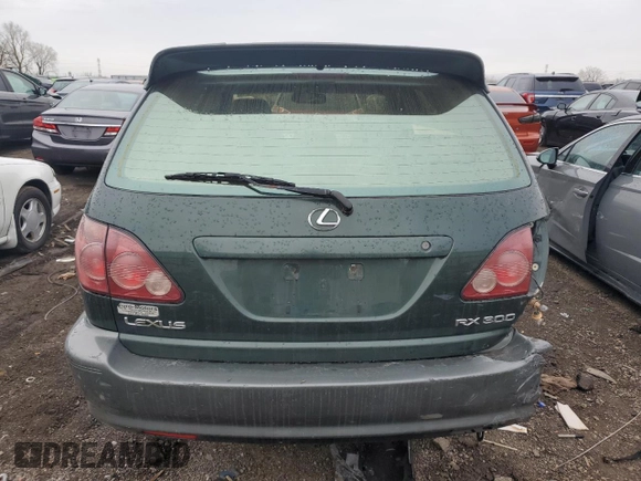 2000 Lexus RX 300 with VIN JT6HF10U8Y0156252, listed as a Copart auction lot 72519354 with 239,412 mi miles and Non Repairable. Bid and sale history available at carsss.com. Image 6.