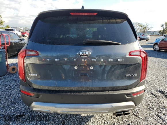 2020 Kia Telluride EX with VIN 5XYP3DHCXLG001439, listed as a Copart auction lot 56702845 with 136,799 mi miles and Clean title. Bid and sale history available at DreamBid. Image 6.