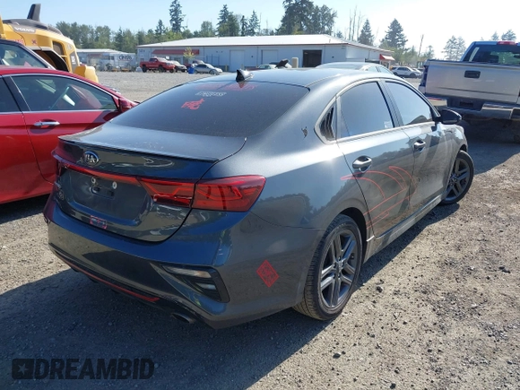 2021 Kia Forte GT-Line with VIN 3KPF34AD2ME418132, listed as a IAAI auction lot 42736894 with 58,901 mi miles and . Bid and sale history available at DreamBid. Image 4.