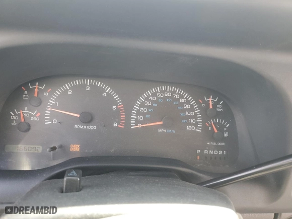 1998 Dodge Ram 1500 with VIN 1B7HC16Z8WS636703, listed as a Copart auction lot 76130484 with 166,092 mi miles and Salvage Title. Bid and sale history available at carsss.com. Image 9.