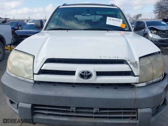 2003 Toyota 4Runner SR5 with VIN JTEZU14R730004590, listed as a IAAI auction lot 41482626 with 274,698 mi miles. Bid and sale history available at carsss.com. Image 6.