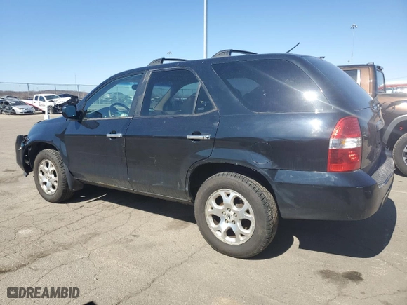 2001 Acura MDX Touring Pkg with VIN 2HNYD18601H507655, listed as a Copart auction lot 48198325 with 216,173 mi miles and Salvage Title. Bid and sale history available at carsss.com. Image 2.